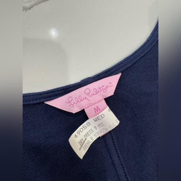 Lily Pulitzer Clarkson Shift Tunic Dress Embroidered 3/4 Sleeve - Picture 4 of 4